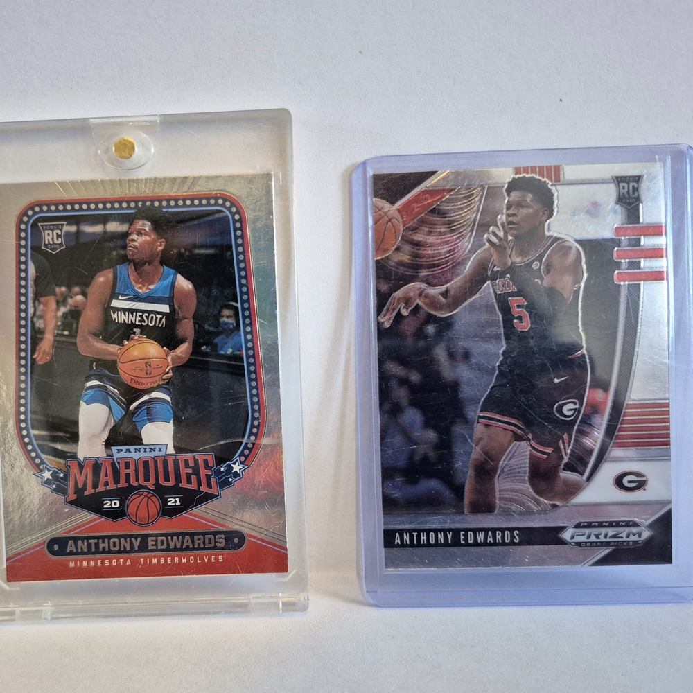 Panini Marquee and Prizm Basketball Cards - Red and Blue